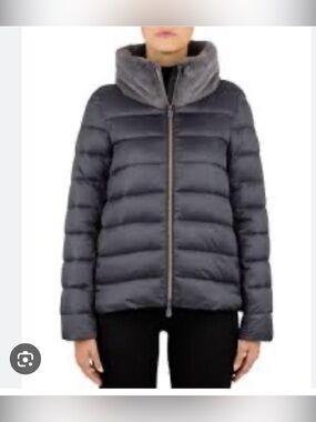 Save the Duck Mei Faux Fur Collar Puffer Jacket